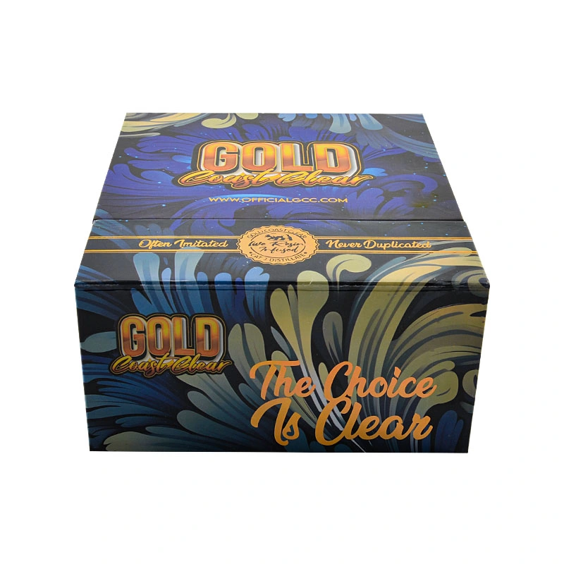 Gold Coast Clear 0.8ml Full Ceramic Coil Vape Carts DAB Rigs 20 Strains 510 Thread Empty