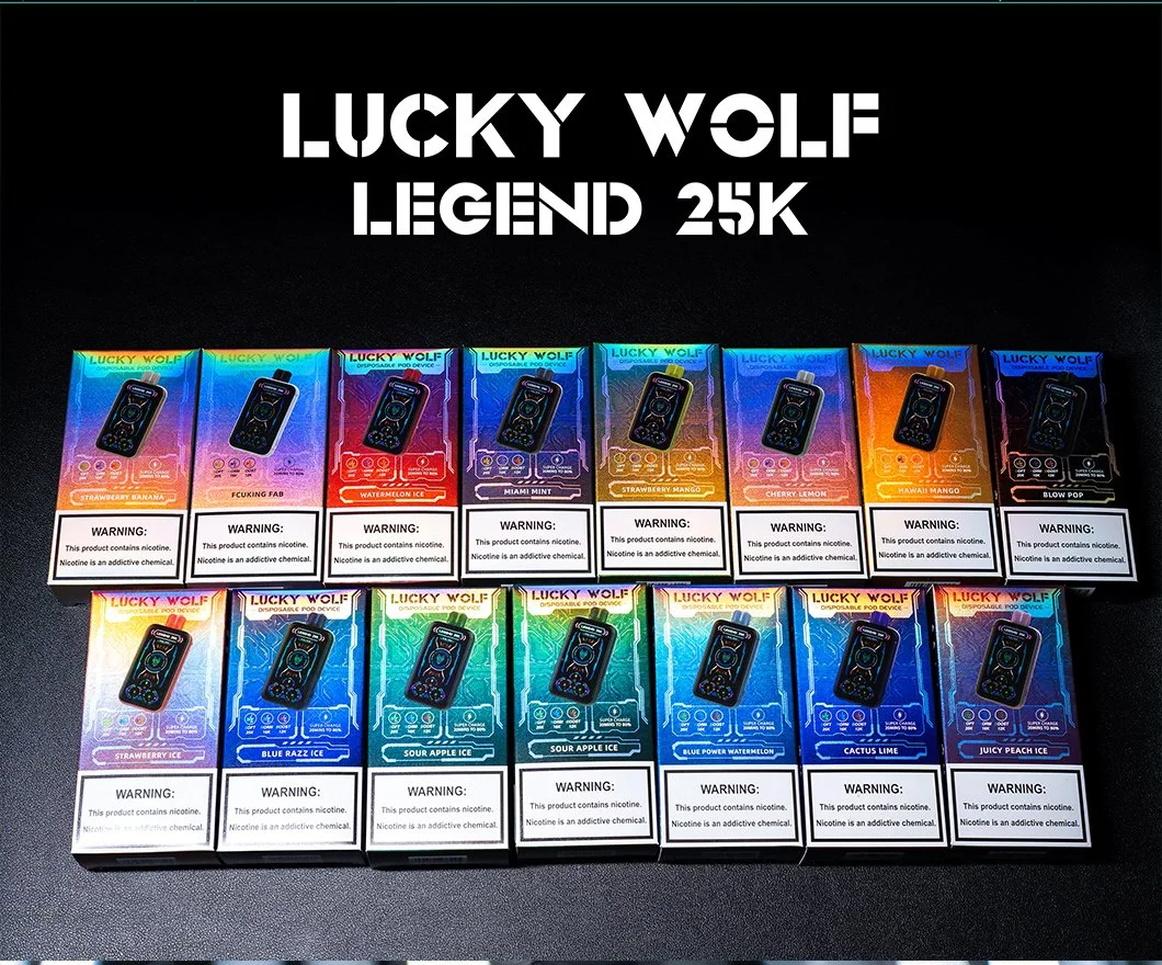 High Quality Wholesale Snowwolf Vape Vape E-Cigarette Rechargeable Shisha Flavour Hookah 25000 Puffs Disposable Vape