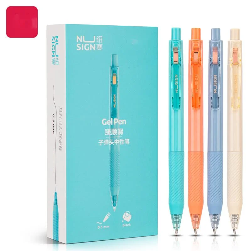 Neutral Pen Simple Small Fresh Student 0.5 Pressing Gel Pen