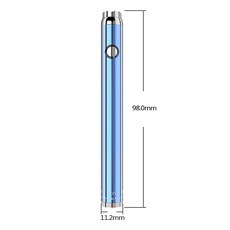 Hot Selling 510 Vape Battery 900mAh 350mAh Vape Pen Preheating Battery Variable Voltage with Button Vape Battery