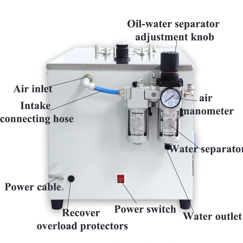 ASTM D381 Gasoline Existent Gum Tester Gum Content in Fuels Bath