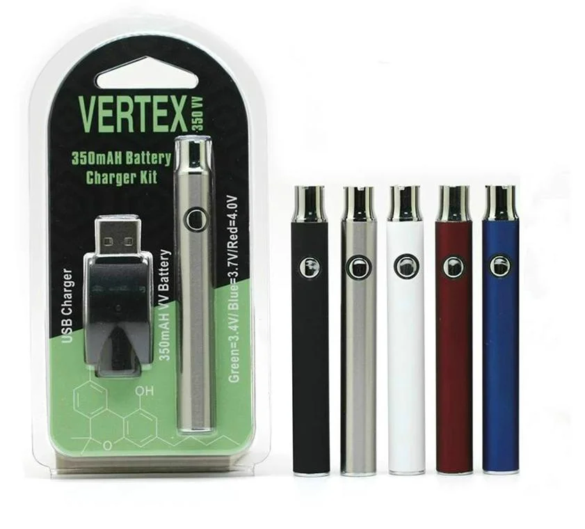 Vape Pen Preheating 350mAh Law Ooze Vertex Battery for 510 Thread Atomizers