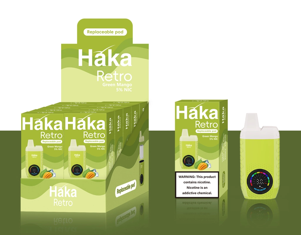 Hot Selling E Vape Haka Retro Empty Disposable Pod with 10ml Replaceable Cartridge Wholesale I Vape