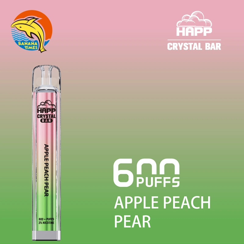 Wholesale Crystal Bar Disposable Electronic Cigarette 600 Puff Bar Disposable Vape