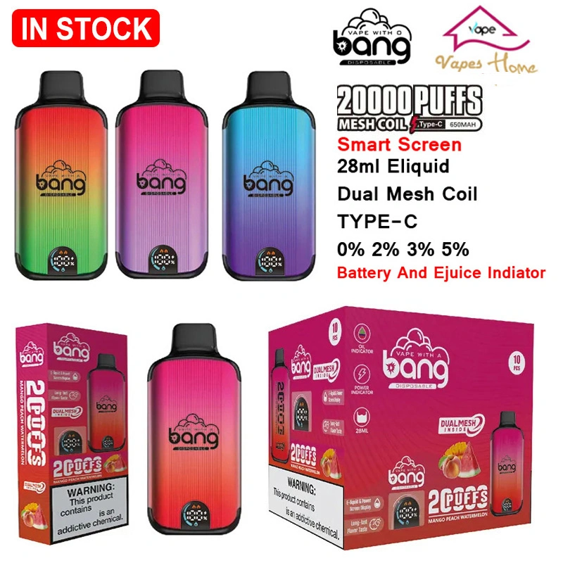 Wholesale Factory Bang 20000 15000 Puffs Snowwolf Cheap Disposable E Vaper Pen Kit Pod Crystal Mini Rechargeable Wape Vaping Randm Electronic Empty I Vape Price