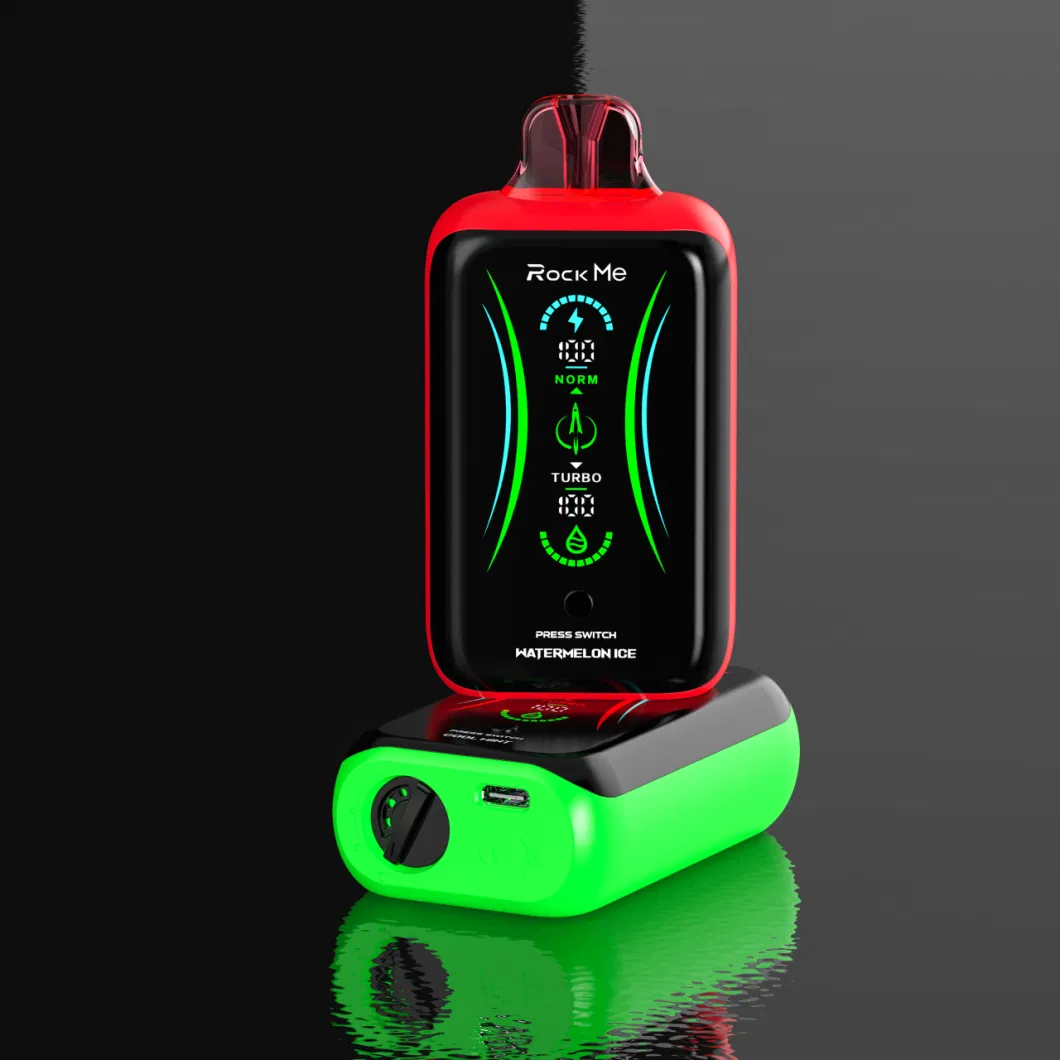 Rock Me Smartdesign Digital Screen with Airflow Adjustment Vape Distributor Sale Wholesale I Vape 25000 Puffs Disposable Wape Manufacturer