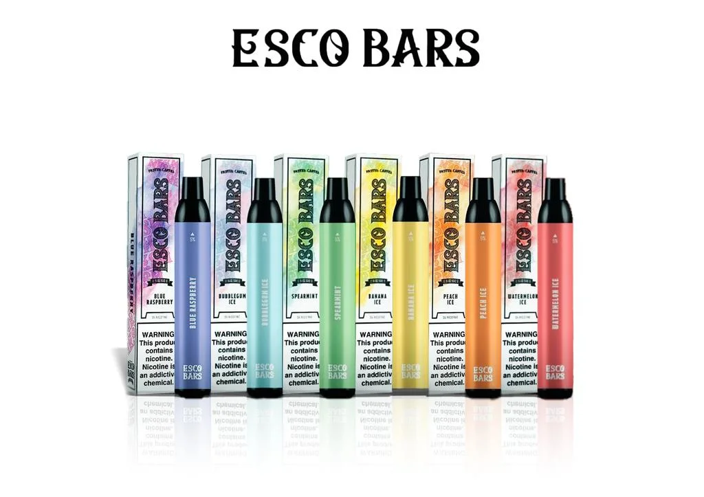 New Style Ripe Esco Bars Mesh Coil Disposable Vape Pen Ecig Wholesale 2500 Puffs Disposable Vape