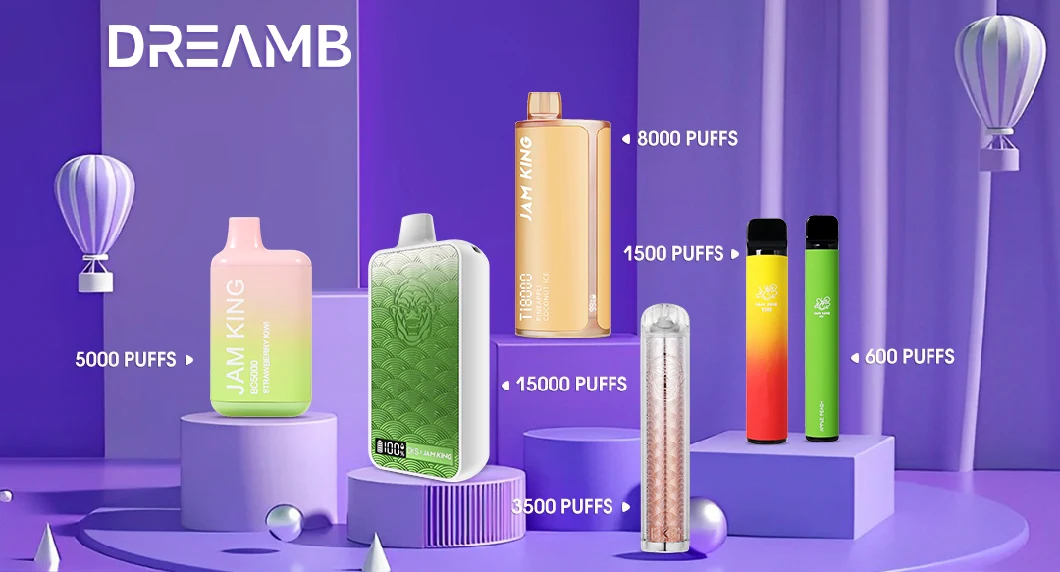 Puff EU 5000 Puffs 13ml Jam King Bc5000 Elfbar 12 Flavors Vapes Disposable Vape Pen Vaper Razzbar Electronic Cigarette China Vaper Wape