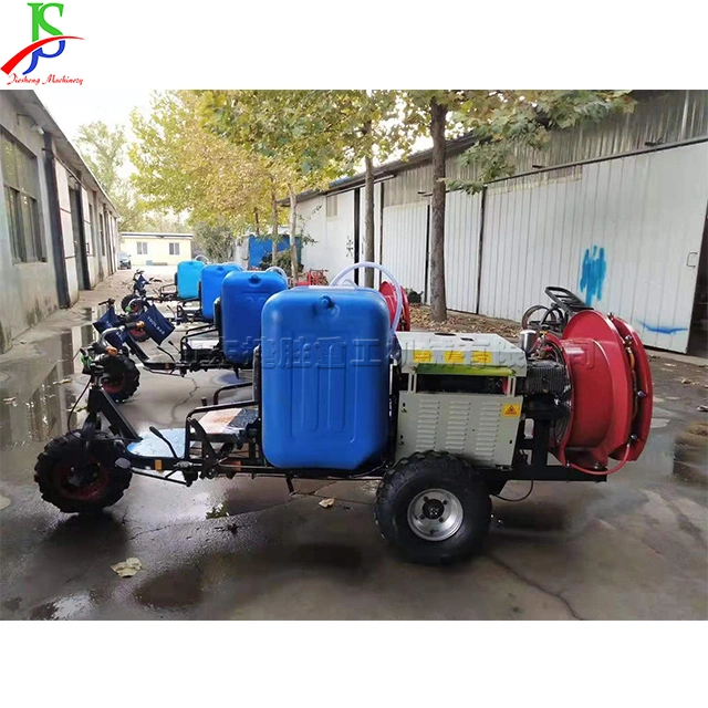 Orchard Insecticide Crop Weeding Electric Gasoline Three-Wheel Medicine Cart