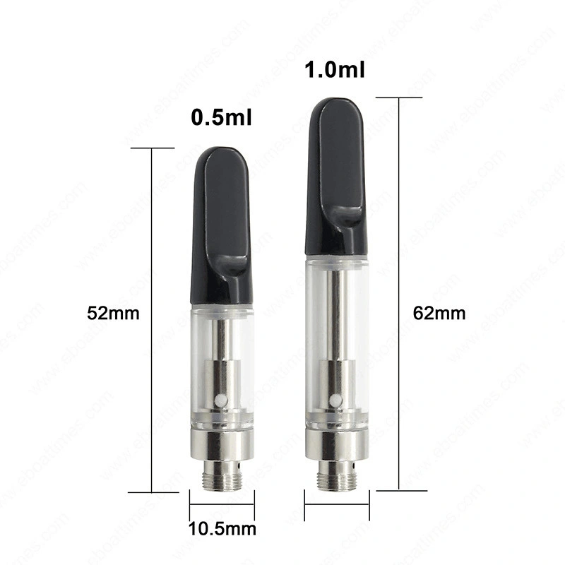 Th205 Empty Vape Pen Cartridges Packaging 0.5ml 1ml Ceramic Glass Thick Oil DAB Pen Wax Vaporizer 510 Thread Carts Atomize