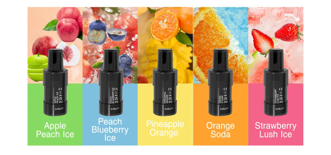 2023 Newest 600 Puffs Fruits Flavors Elf Puffs Bar Vanlt Mate Disposable Vape Pod