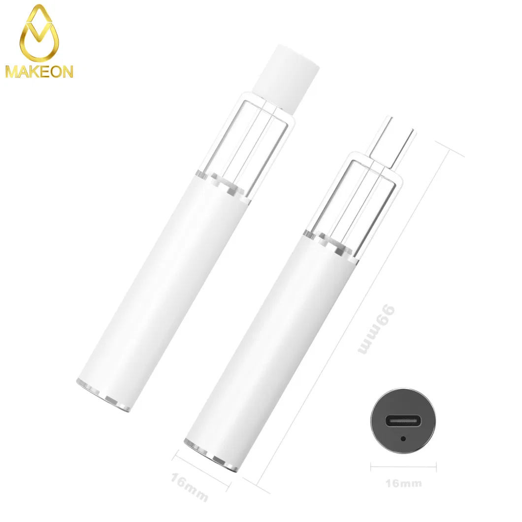 Makeon Gd20 3ml Full Glass Line Cartridge All-in-One Disposable Vape Pen 3gram Live Resin Rosin Thick Oil Pod Cart Vaporizer E-Cigarette Puff Bar Vape