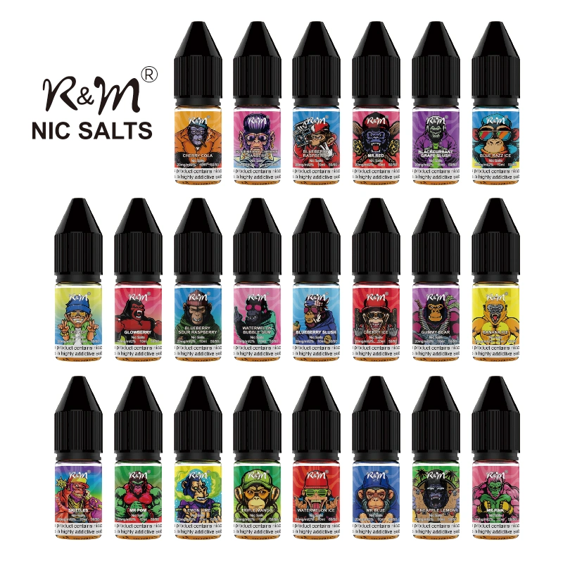 Randm E-Liquid Vape Juice China Factory UK Popular Flavors 10ml Nic Salt Pod Vape Pen Refill Wholesale Vapor Juice