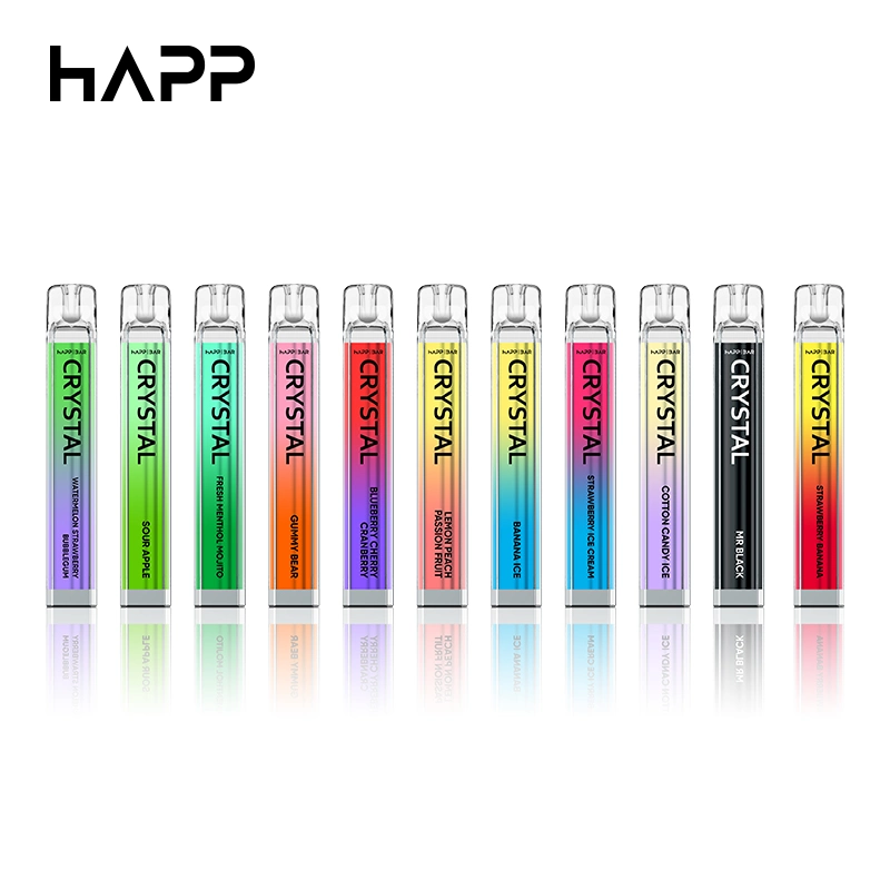 Hot Sale in UK Germany Sweden1.5ml 600 Puffs 2% Salt Nicotine E Cig Disposable Vape