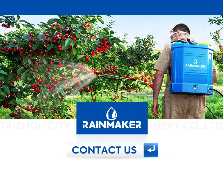 Rainmaker 60 Liter Agricultural Garden Portable Pesticide High Pressure Irrigation Weed Trolley Electric Battery Sprayer