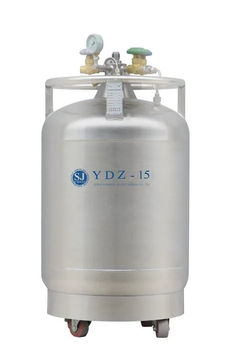 100 Liter Stainless Steel Liquid Nitrogen Dewar Tanks with Automatic Filling System