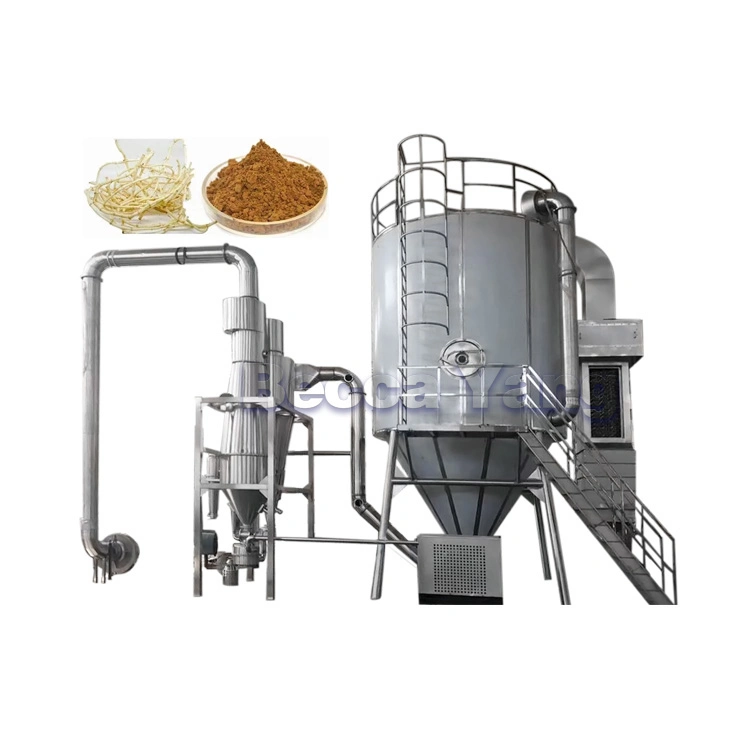 Detergent Powder Production Line Milk Powder Dry Herb Vaporizer Atomizer Spray Dryer