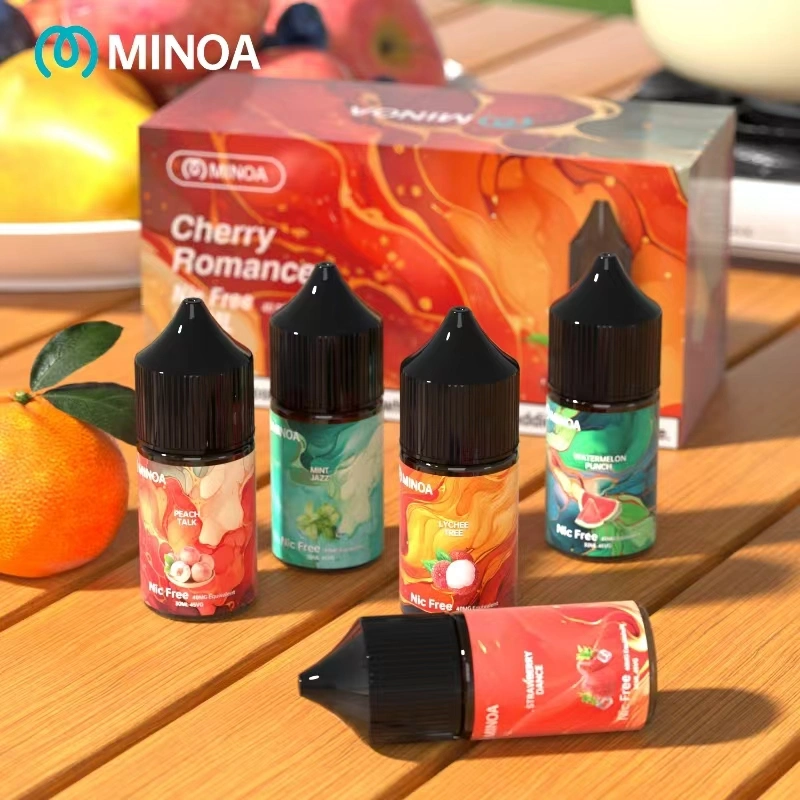 Minoa Low Price High Quality Fruit Flavors Nicotine Free E-Liquid OEM/ODM Supplied