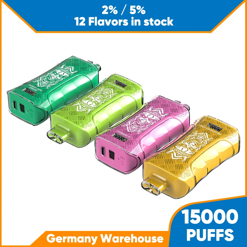 EU Warehouse Fast Delivery Free Shipping High Quality Nicotine 15000 Puffs Disposable Vape