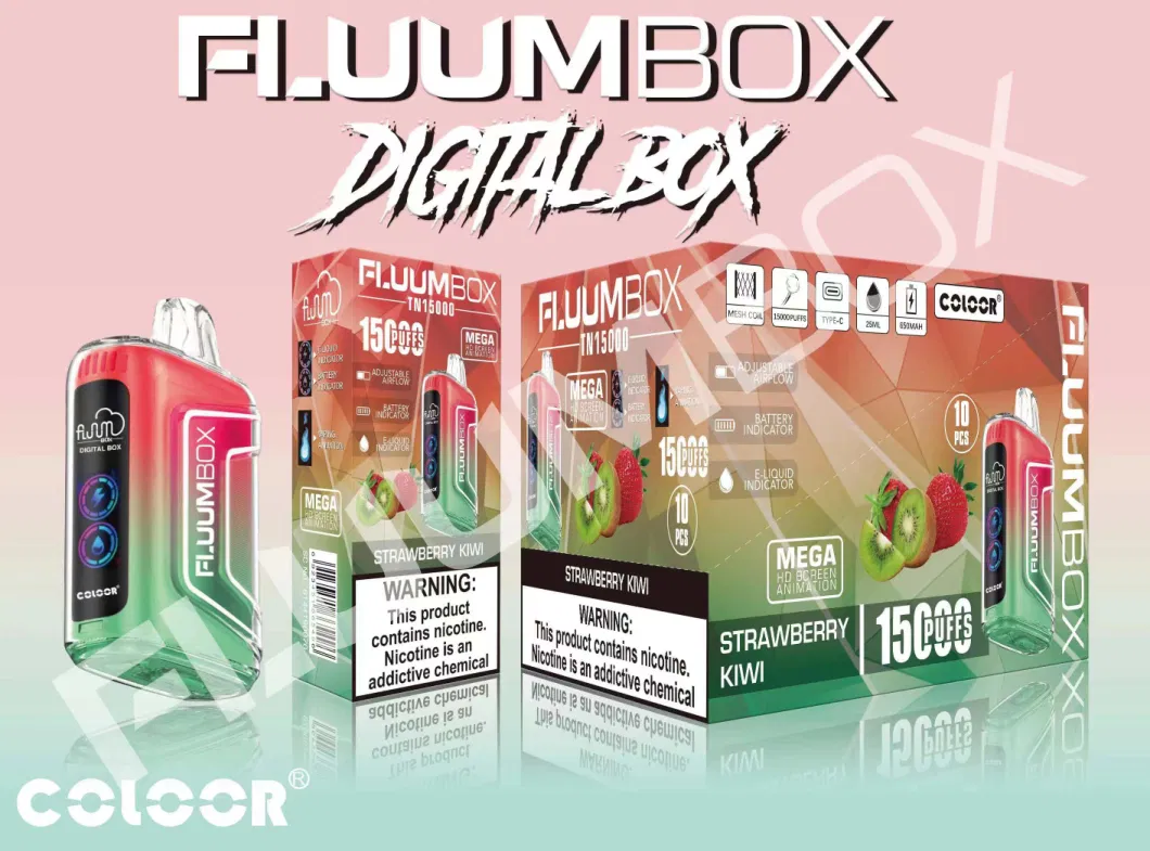 Original Fluum Vape Digital Box 15000orig Puffs Wholesale I Vape Factory Manufacturer Ecigarette R&M Fume Esco Bar Noms Ista 9000 12000 My Nex Disposa Pod Syste