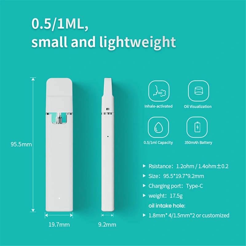 Live Resin/Rosin/Liquid Dimond 1ml Disposable Vaporizer Oil 1ml/2g Empty Disposable Vape Pen