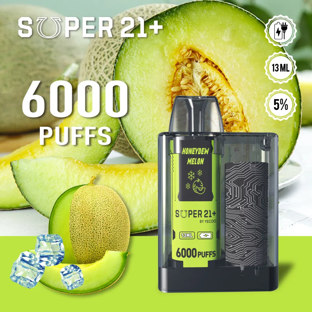 2022 Wholesale Disposable Vape Device 6500 Puffs 13ml E Liquid