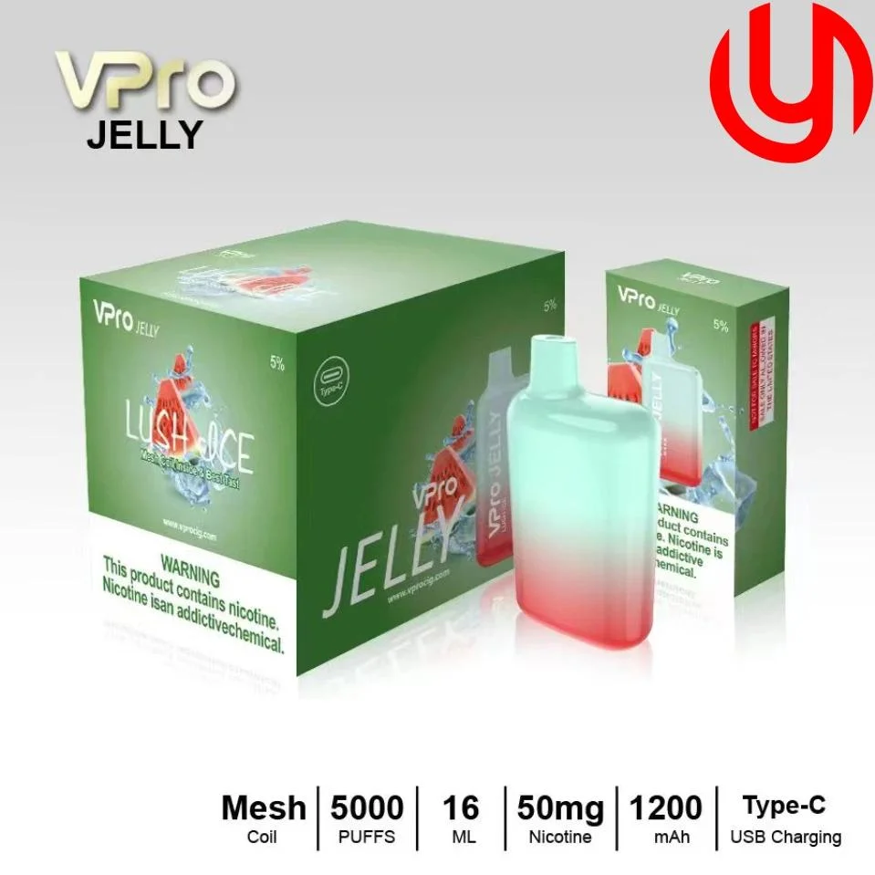 Vpro Jelly 5000 Zbood Wonderful Vuse Go Flat Mango Watermelon Wape Ecco Duo E Cigarette Disposable Vape