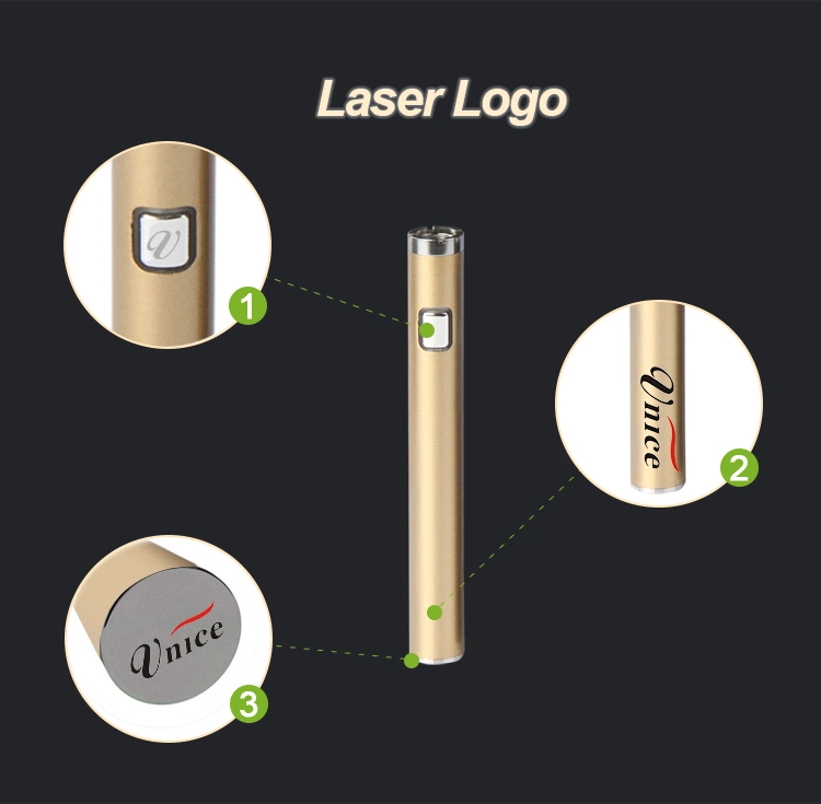 Preheat Function EGO Battery with Variable Voltage 350mAh Vape Pen LED Battery Cookie S Auto Draw Battery 510 OEM