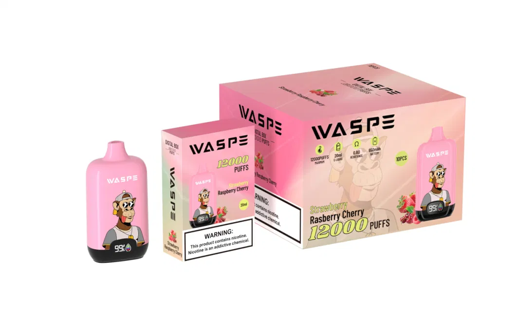 Shenzhen Factory Price 12000 Puffs Waspe Disposable Electronic Cigarette Distributor Smoke Vape