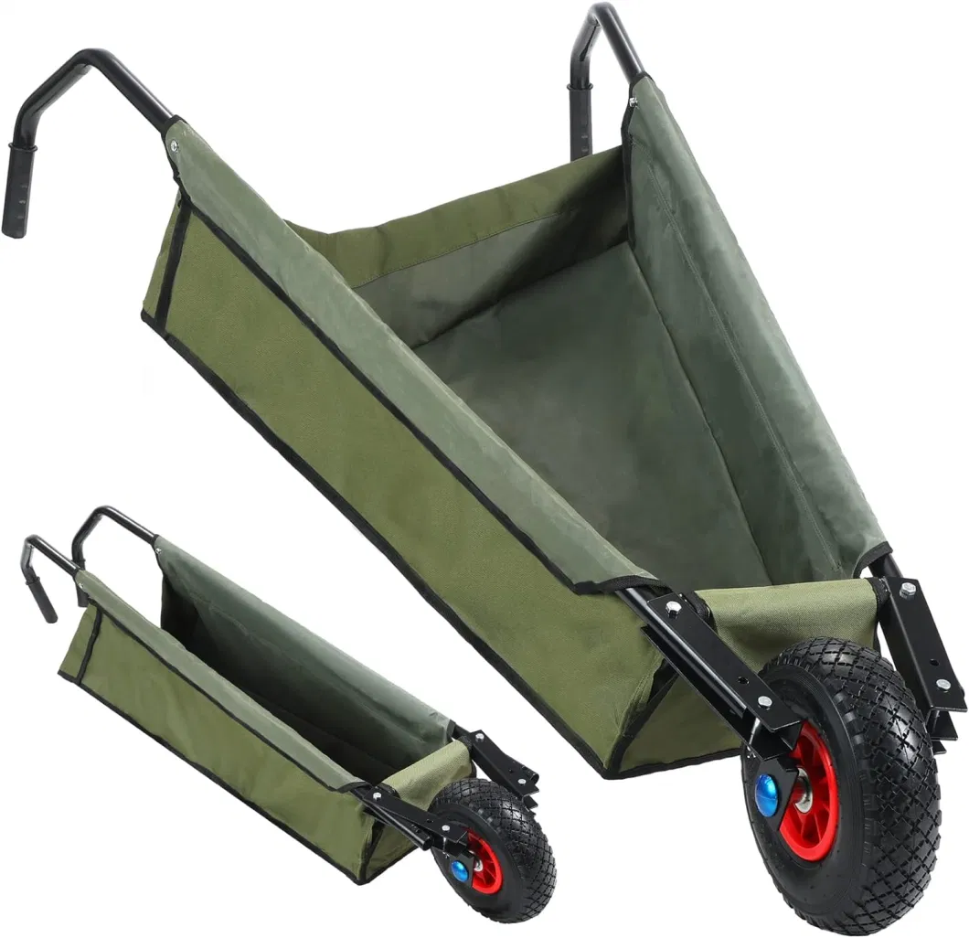 Home and Garden Wheeleasy Folding Yard Cart