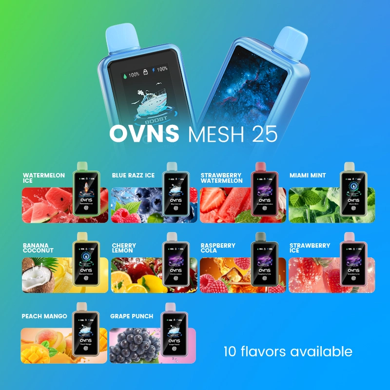 2024 New Released Ovns Mesh25 30K Puffs Disposable Vape with Airflow and 4 Working Modes Function