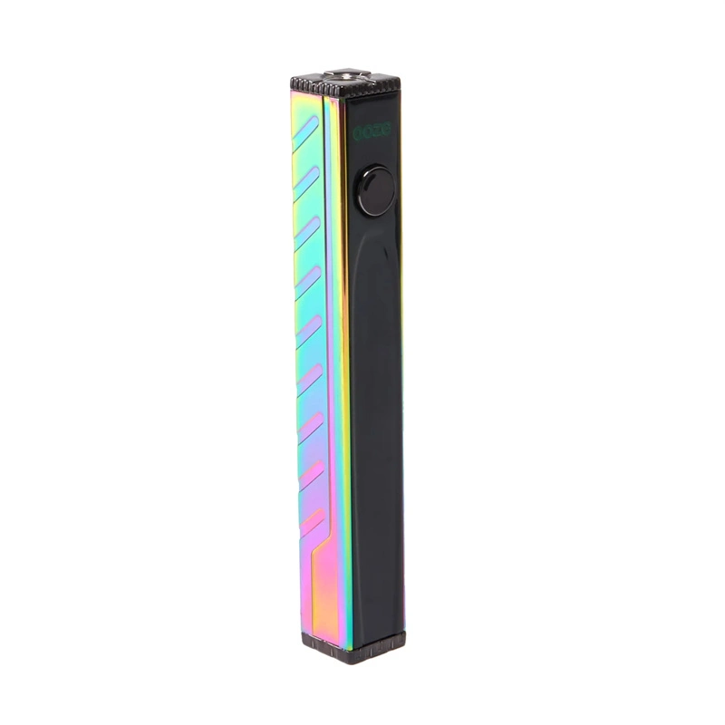 Ooze Quad 2 Digital Screen 500 mAh Square Vape Battery Preheat Adjustable Voltage Dual Charging Ports Fit for 510 Thread