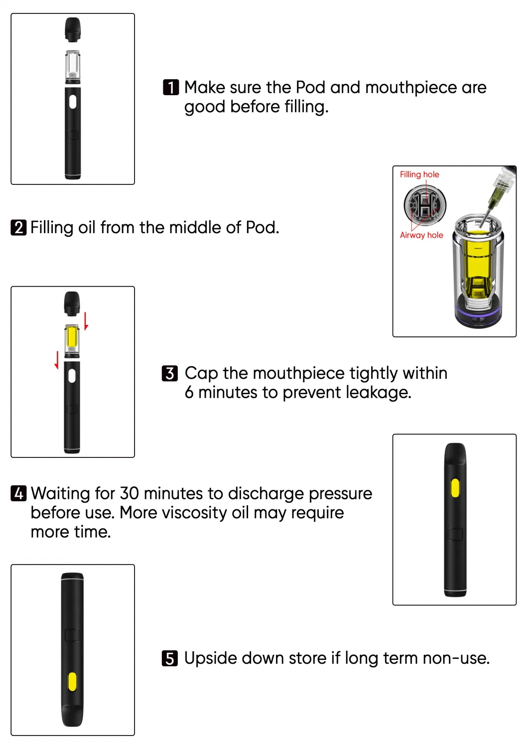 USA Ca Wholesale Empty Vape Variable Voltage 1g Cartridge Dual Airflow Anti Clog Pod System Postless Disposable Thick Oil Vapes Hardware for Live Resin Rosin