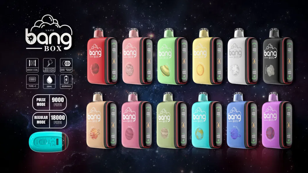 Bang Box Best 28ml Wholesale I Vape 18000 Puffs 25000 Puffs Dual Mesh Coil LED Screen Disposable Vapes Vape