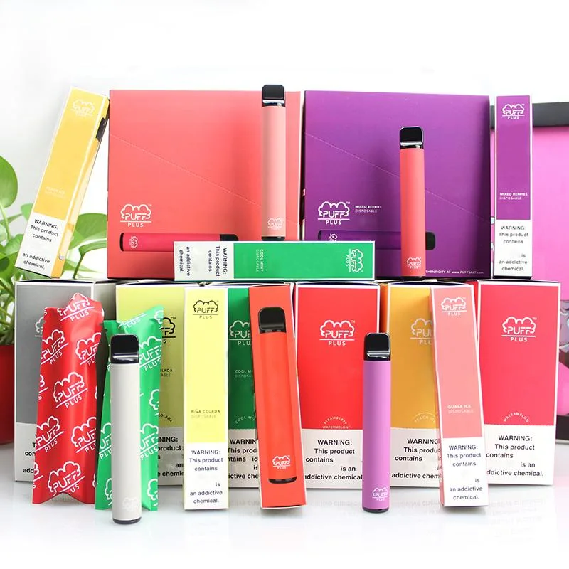 OEM Puff Plus Vaper Smoking Vape Disposable Electronic Vape Pen Nicotine 2% 5% 800puffs with UK