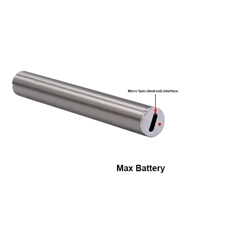 Bottom Charge Max Preheat Battery 380mAh VV 510 for Liberty V9 Thick Oil Cartridge Tank Vs Ooze