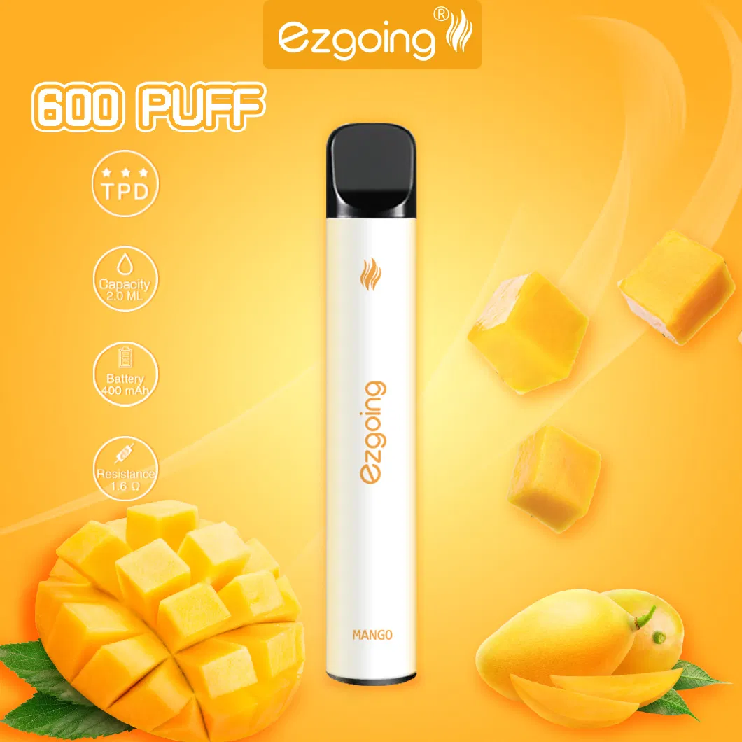 Original Factory Vape Bar 600 Puffs Vaping Device Disposable Electronic Cigarette Brand