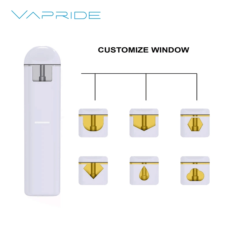 USA Ca Wholesale Empty Vape Variable Voltage 1g Cartridge Dual Airflow Anti Clog Pod System Postless Disposable Thick Oil Vapes Hardware for Live Resin Rosin