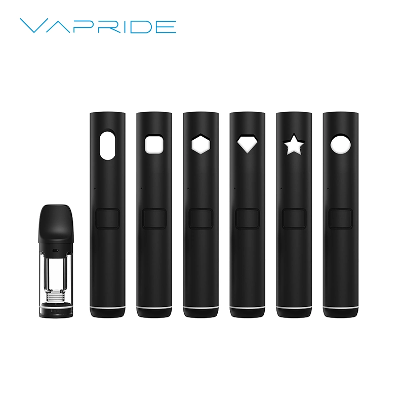 USA Ca Wholesale Empty Vape Variable Voltage 1g Cartridge Dual Airflow Anti Clog Pod System Postless Disposable Thick Oil Vapes Hardware for Live Resin Rosin