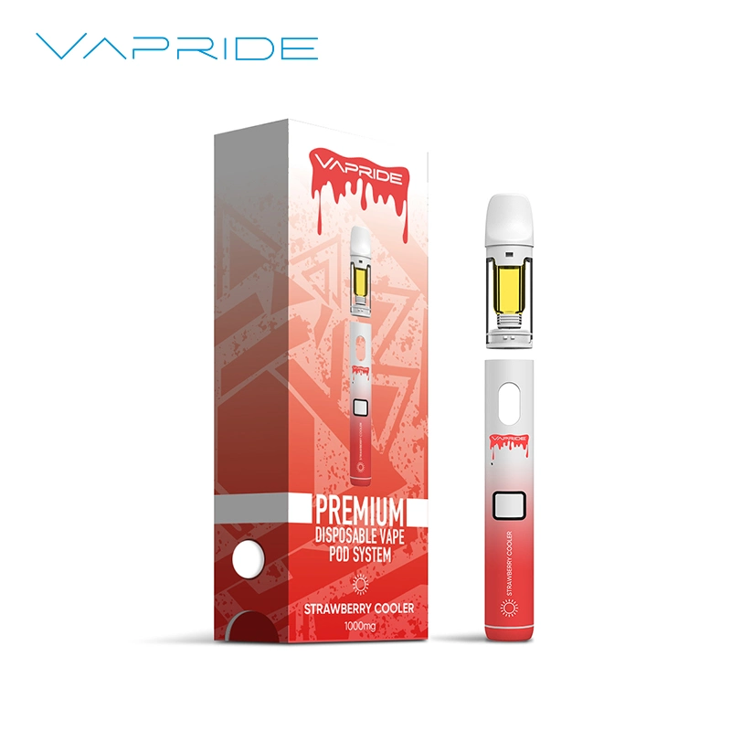 USA Ca Wholesale Empty Vape Variable Voltage 1g Cartridge Dual Airflow Anti Clog Pod System Postless Disposable Thick Oil Vapes Hardware for Live Resin Rosin