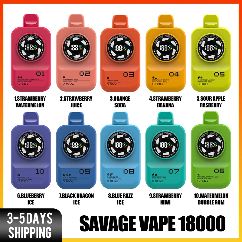 EU Warehouse Wholesale I Vape Wake Savage Puff Bar Shisha E Cigarette 16K 20K Puffs Disposable Vape Vaporizer