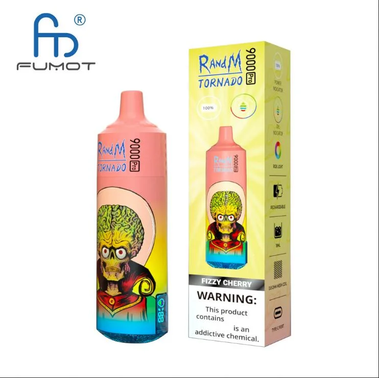 Original Randm Tornado 9000 PRO Puffs Digital Wholesale Puff 9K Vapers Disposable Electronic Cigarette Vape