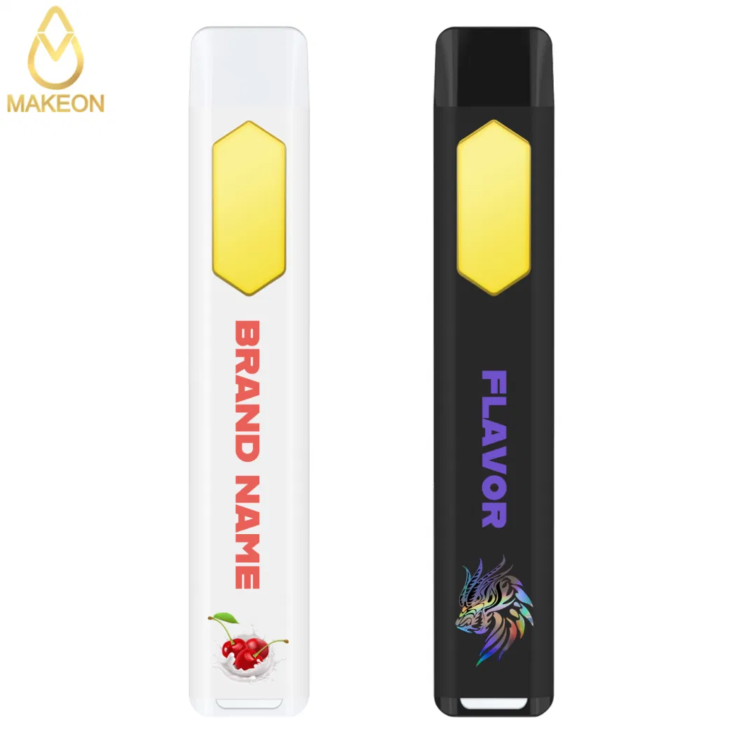 Makeon Dz 2 Gram One Chamber Cotton Free Bucket Ceramic Coil Puffin Favorites Live Resin Diamond Thick Oil Pod Cart Bar Postless Disposable E-Cigarette Vape