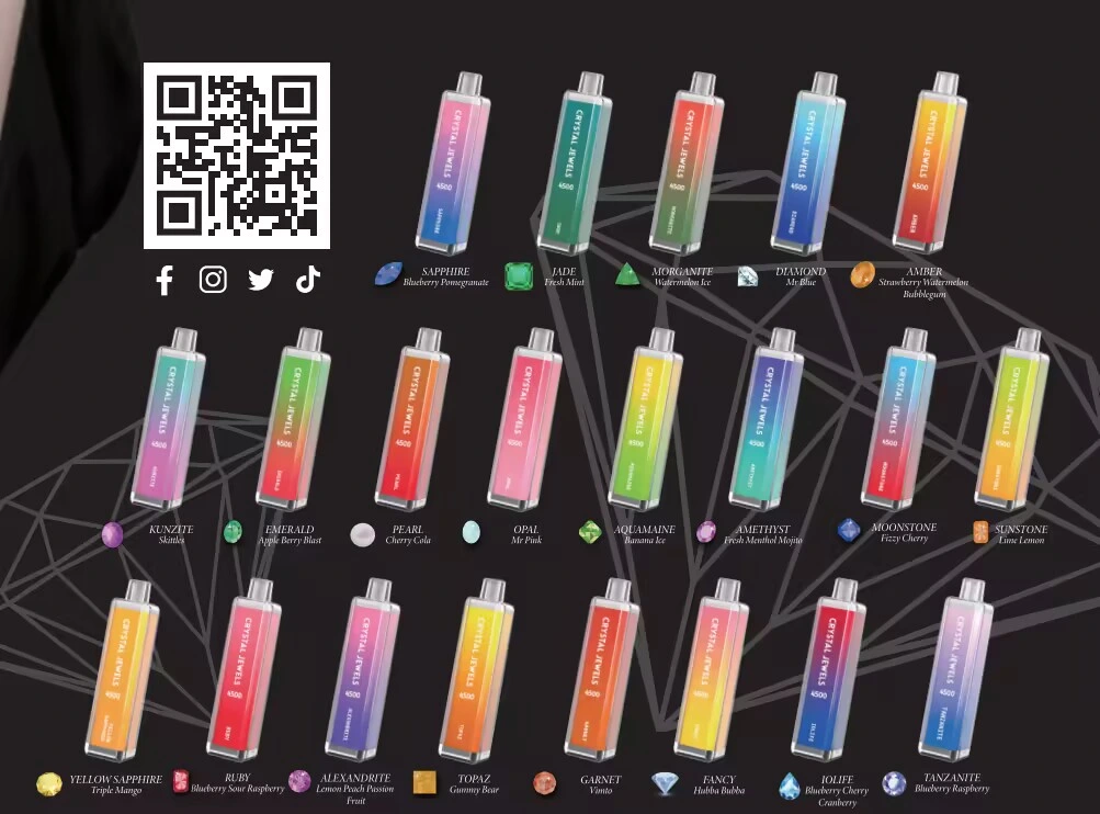 Sky Crystal Legend 4500 Puffs Legend Puff Bar Elf Wholesale Vapepod with CE, FCC, RoHS Certifications