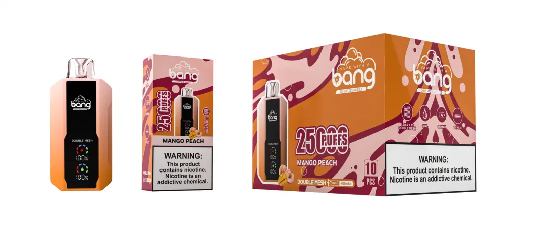 Disposable Pod Vaporizer Bang 25000 Puff Bar Distributors E-Cig Wholesale Disposable Vape Pen