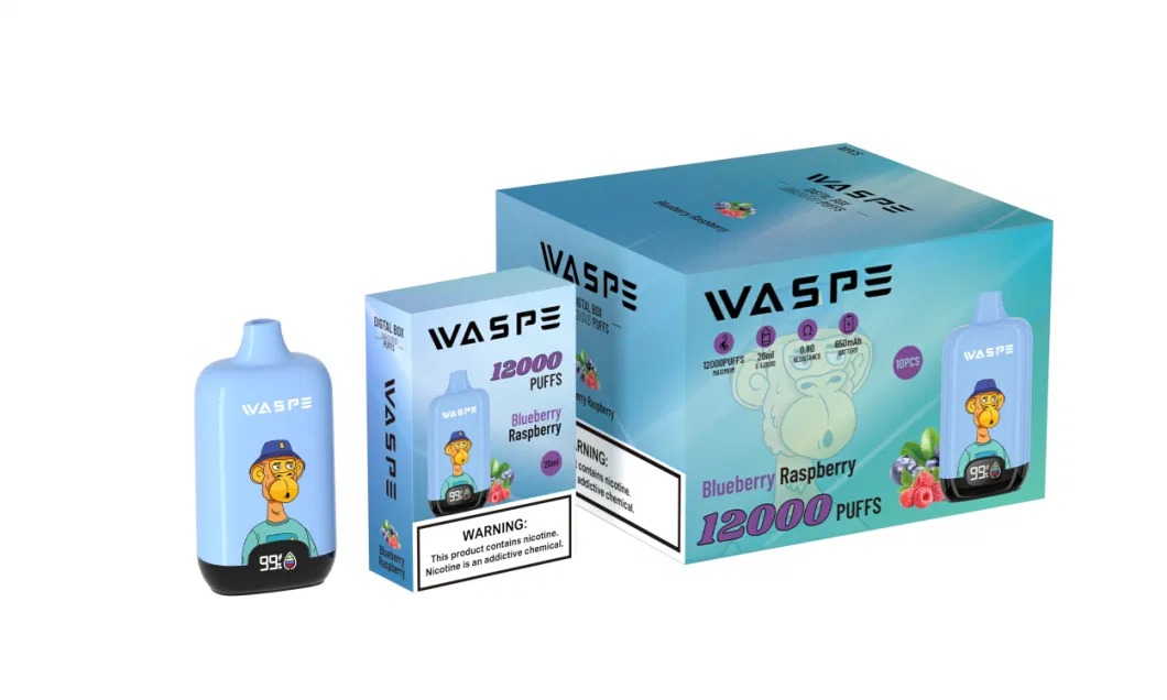 Shenzhen Factory Price 12000 Puffs Waspe Disposable Electronic Cigarette Distributor Smoke Vape