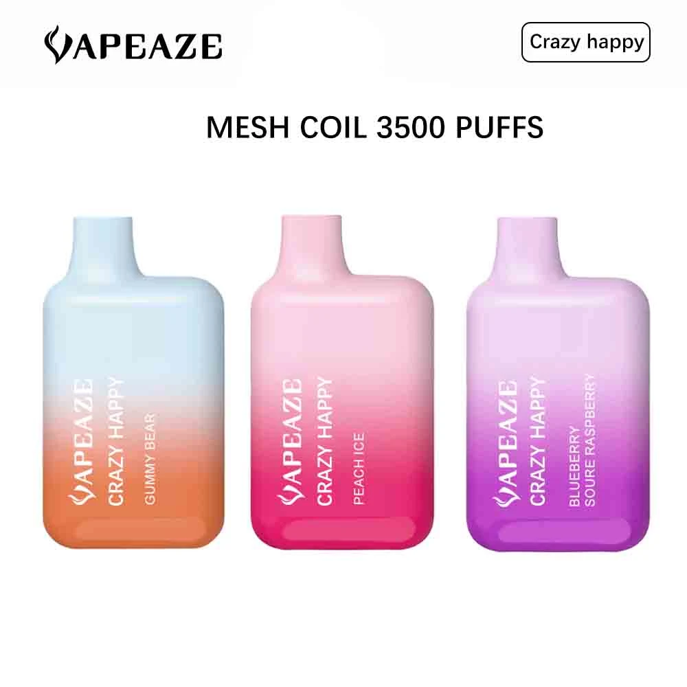 2023 Popular Lost M Ary 3500 Puffs Crazy Happy Plus Wholesale E-Cig OEM Vape Box Electronic Cigarette Puff Box Fume Vape Puff Plus