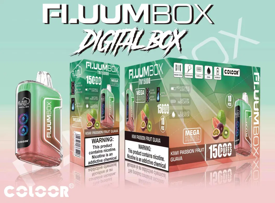 Original Fluum Vape Digital Box 15000orig Puffs Wholesale I Vape Factory Manufacturer Ecigarette R&M Fume Esco Bar Noms Ista 9000 12000 My Nex Disposa Pod Syste