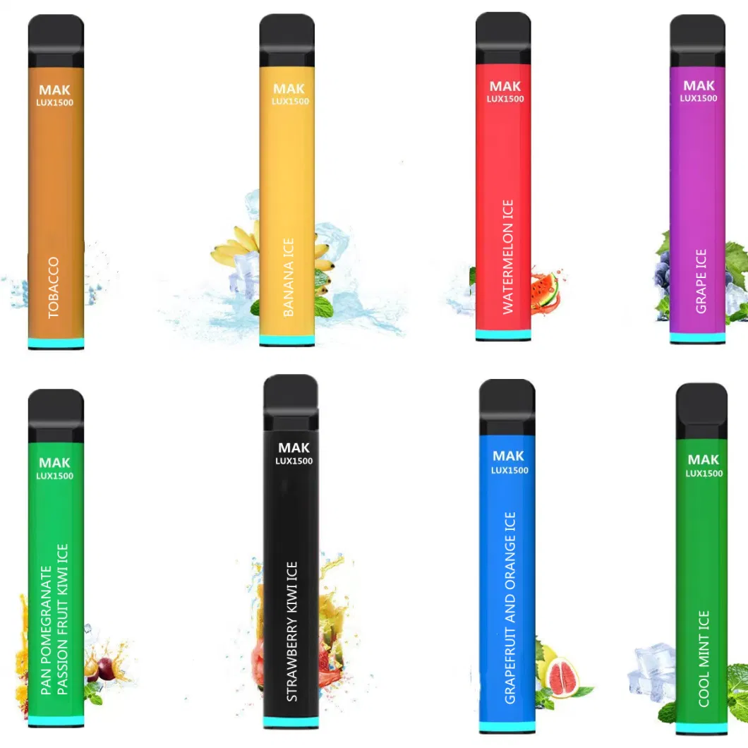 Wholesale High Quality 1500 Puffs Big Vape Plus Disposable E Cigarette