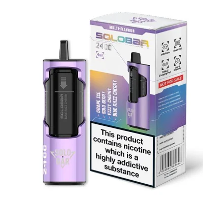 Mejor Marca electrónica Solobar Pod Kit Vaporizer Pen 2400 Puffs